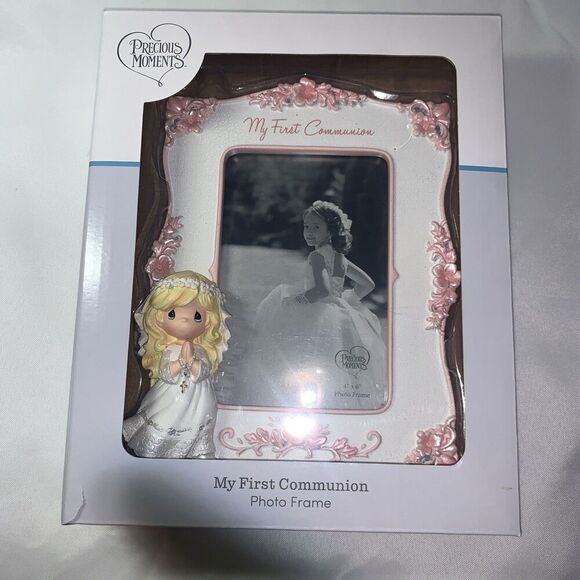 Precious Moments Other - Home Decorations Girls Precious Moments My First Communion Photo Frame 4x6